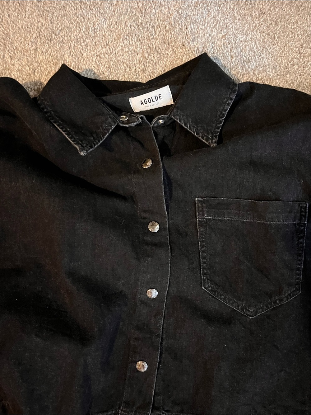 AGOLDE
RONA BOX SHIRT - INTENSE - Picture 5 of 6